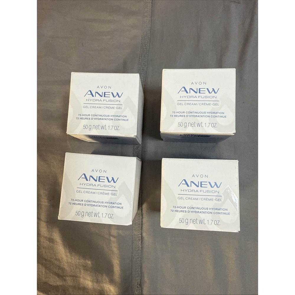 4 Avon Hydra Fusion Gel Cream 1.7 oz NEW Full Size Hydrating Face Moisturizer